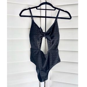 Crochet one piece swimsuit